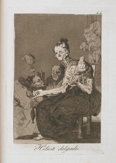 Plate from Los Caprichos by Francisco de Goya